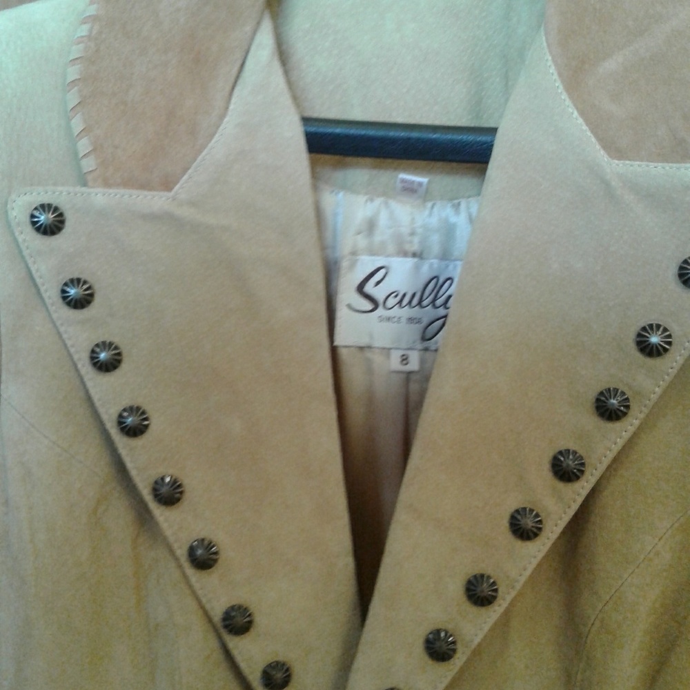 Genuine Suede leather coat